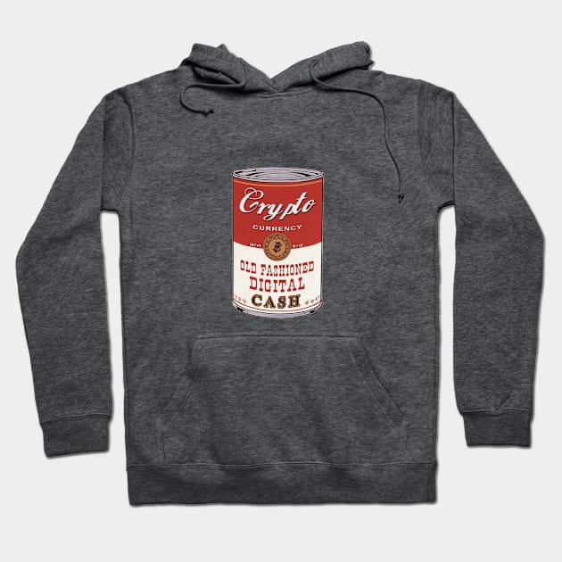 Bitcoin Campbell's Soup Hoodie by phneep